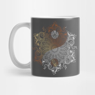 Mandala - Yang Fire & Ice Mug